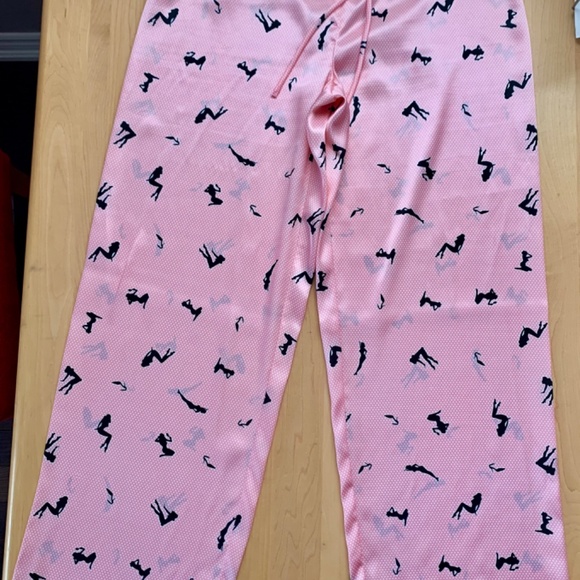 La Senza Satin Pajamas Sleepwear Size Medium - Picture 3 of 4